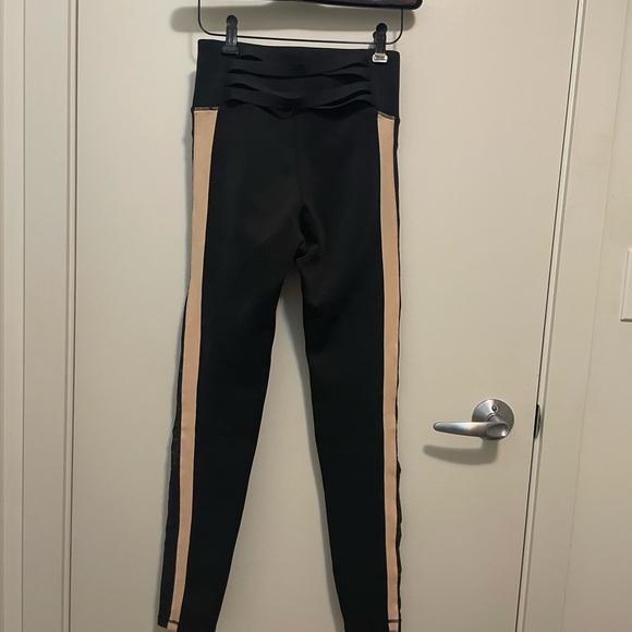 Kiki de Montparnasse Black Corset Back Leggings - Picture 1 of 7